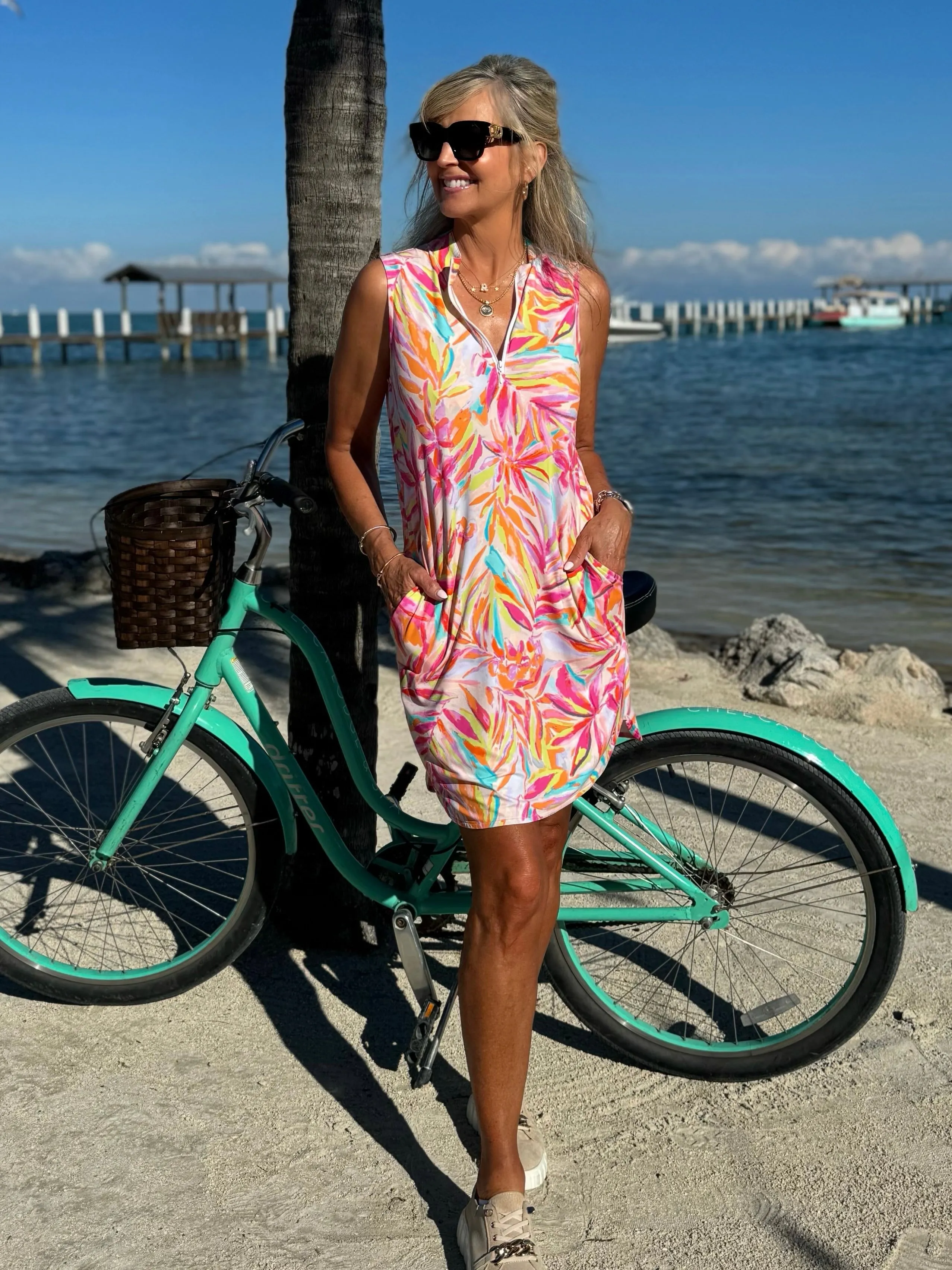 Sleeveless Athleisure Dress With Pockets | D633 sold by Artizan product image thumbnail 2