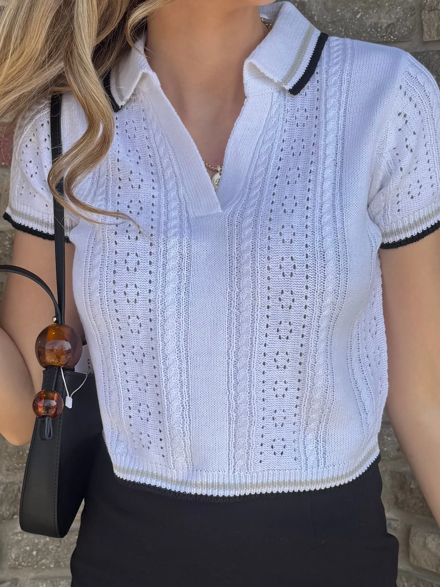 Nautical Collared Top | T683 sold by Artizan product image thumbnail 2