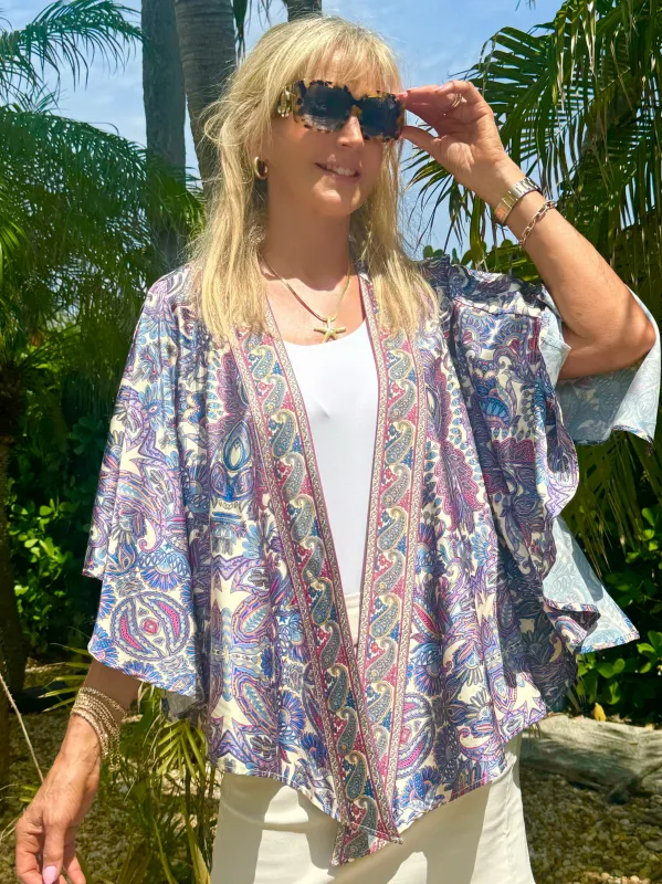 Paisley Print Kimono | T688 sold by Artizan