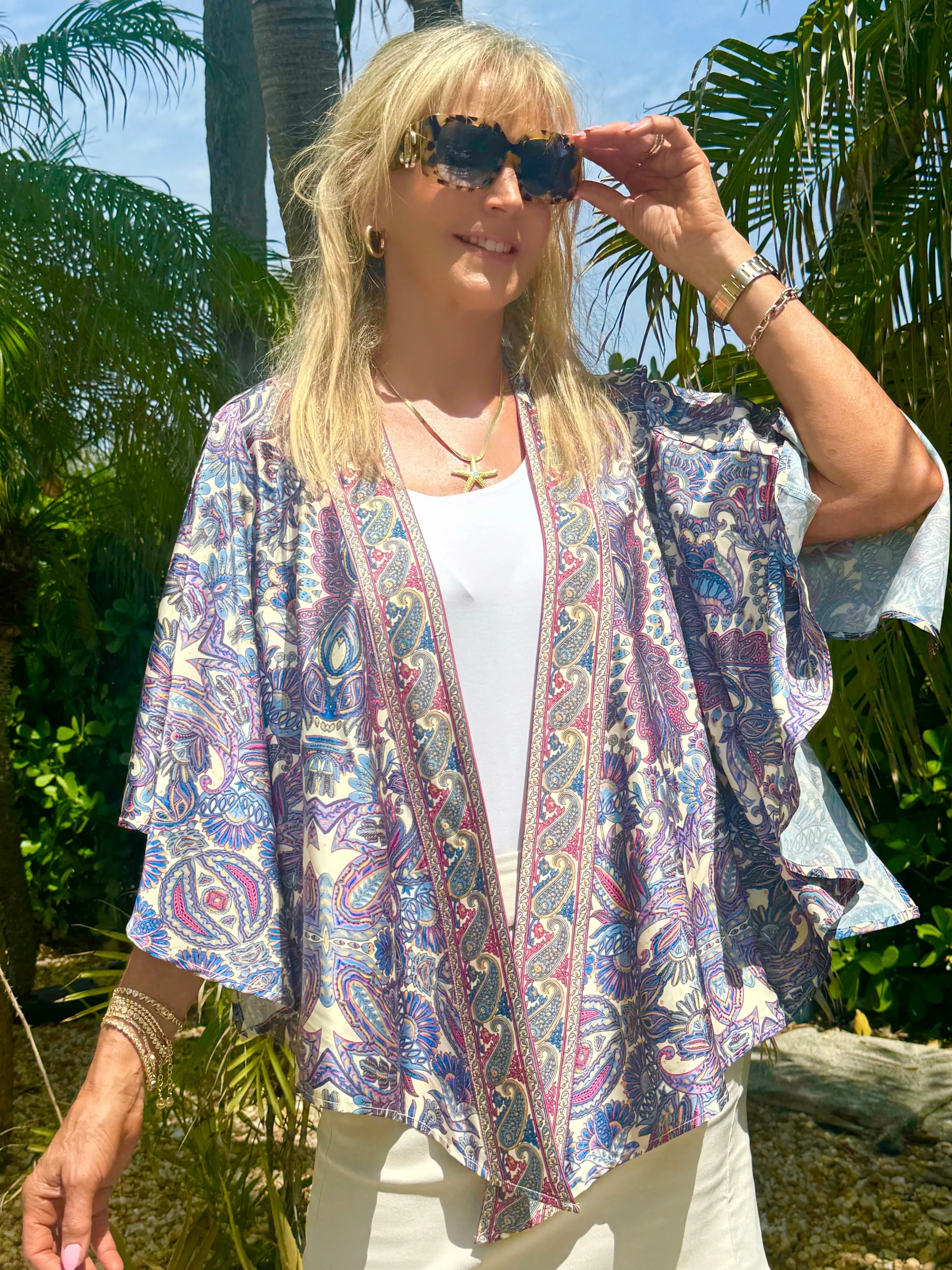 Paisley Print Kimono | T688 sold by Artizan