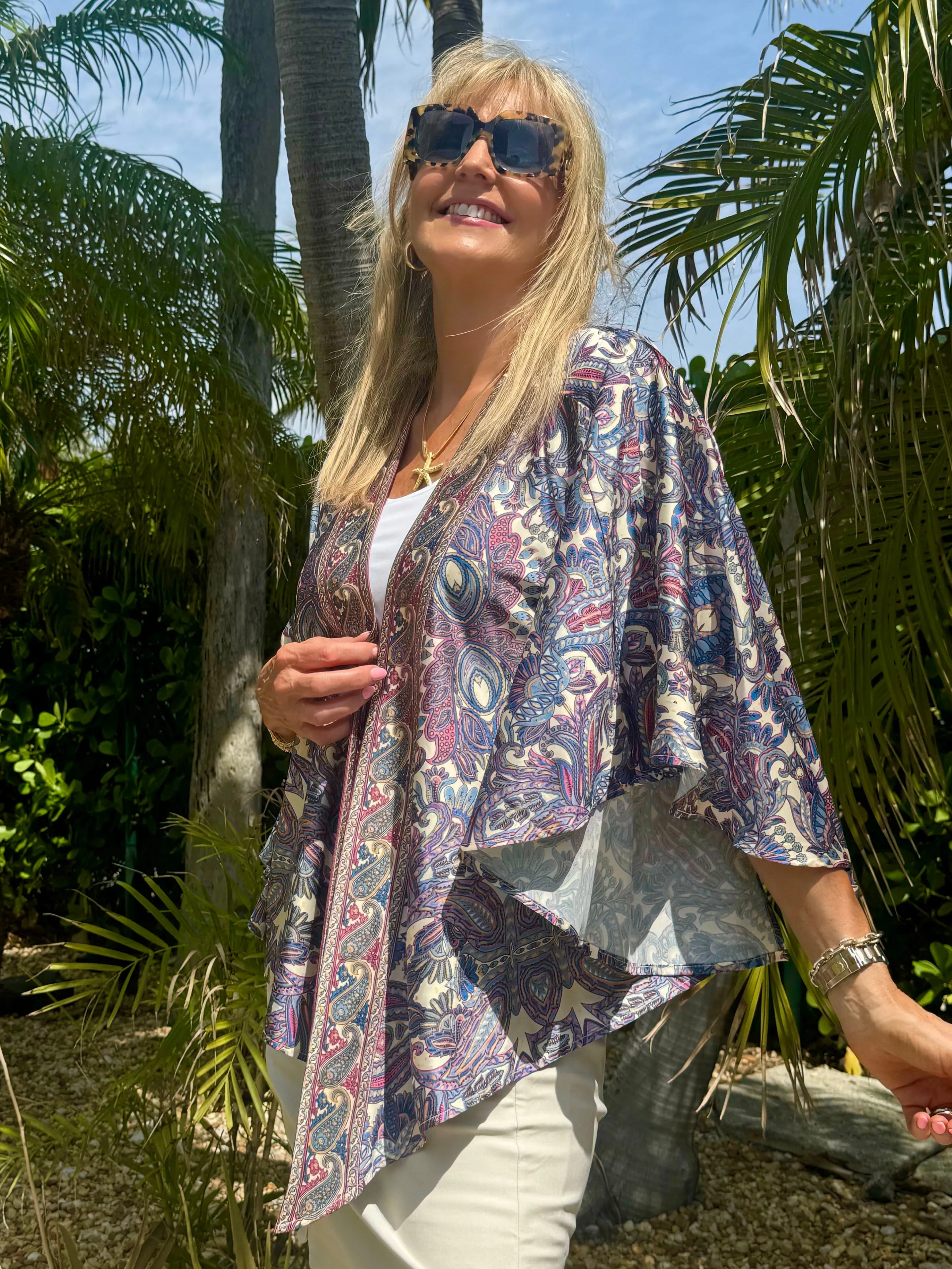 Paisley Print Kimono | T688 sold by Artizan product image thumbnail 3