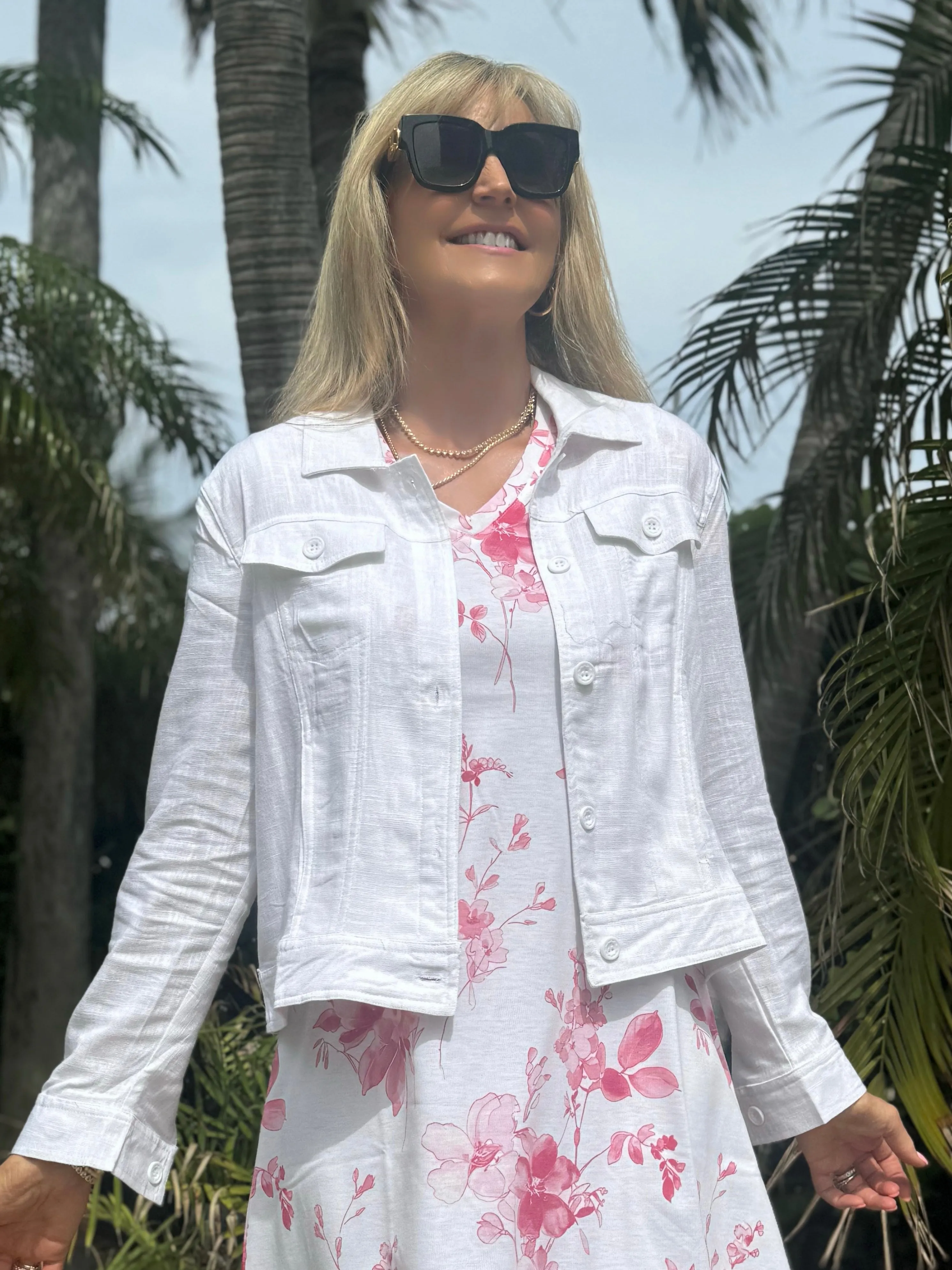 Sisterhood Linen/Cotton Jacket | JK818 sold by Artizan