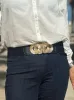 Gold Braided Stretch Belt | BLT120 sold by Artizan
