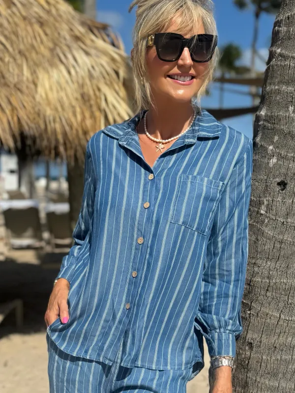 Fabulous Italian Striped Shirt | T708 sold by Artizan