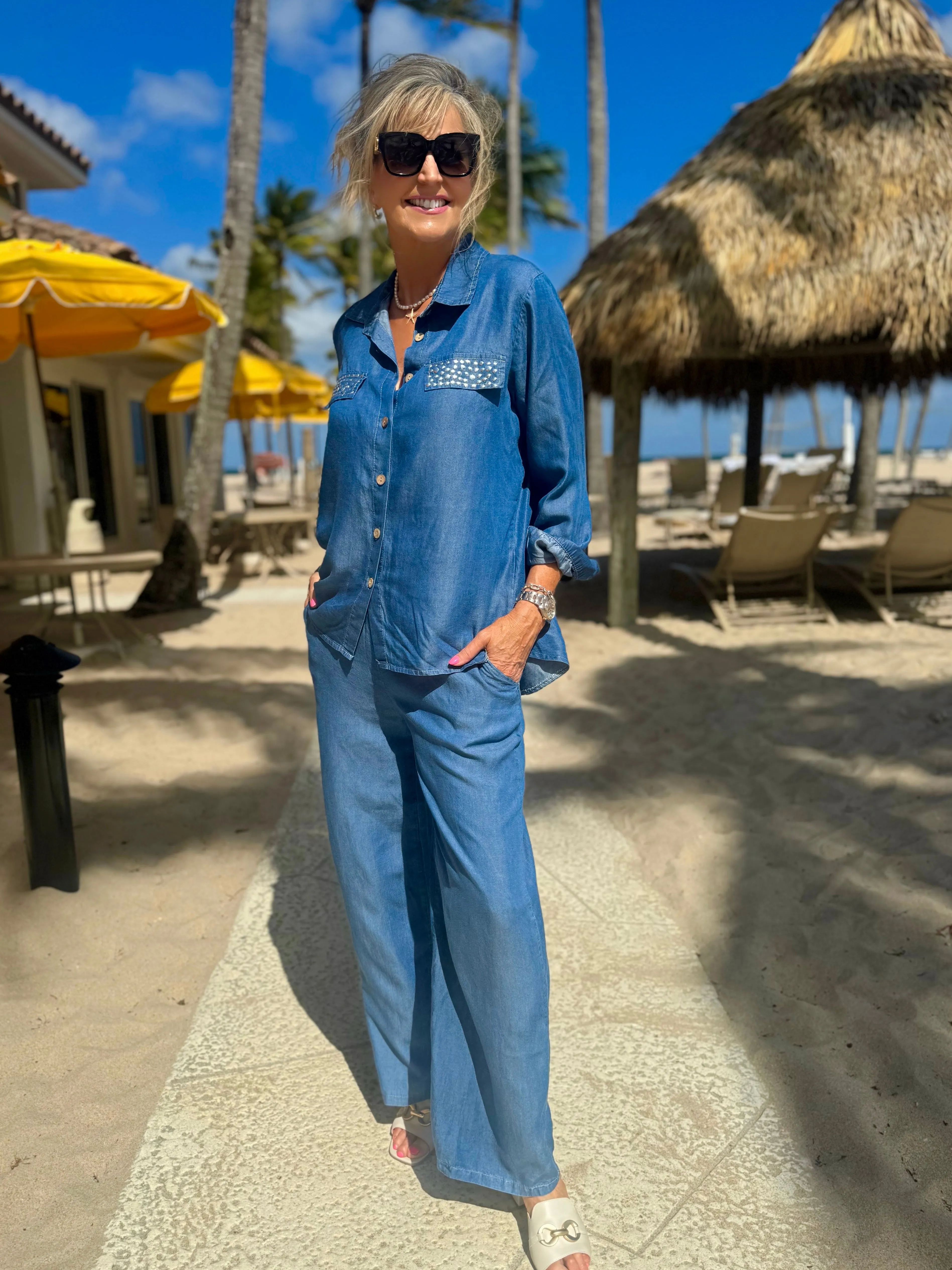 Fabulous Italian Embellished Shirt | T707 sold by Artizan product image thumbnail 3