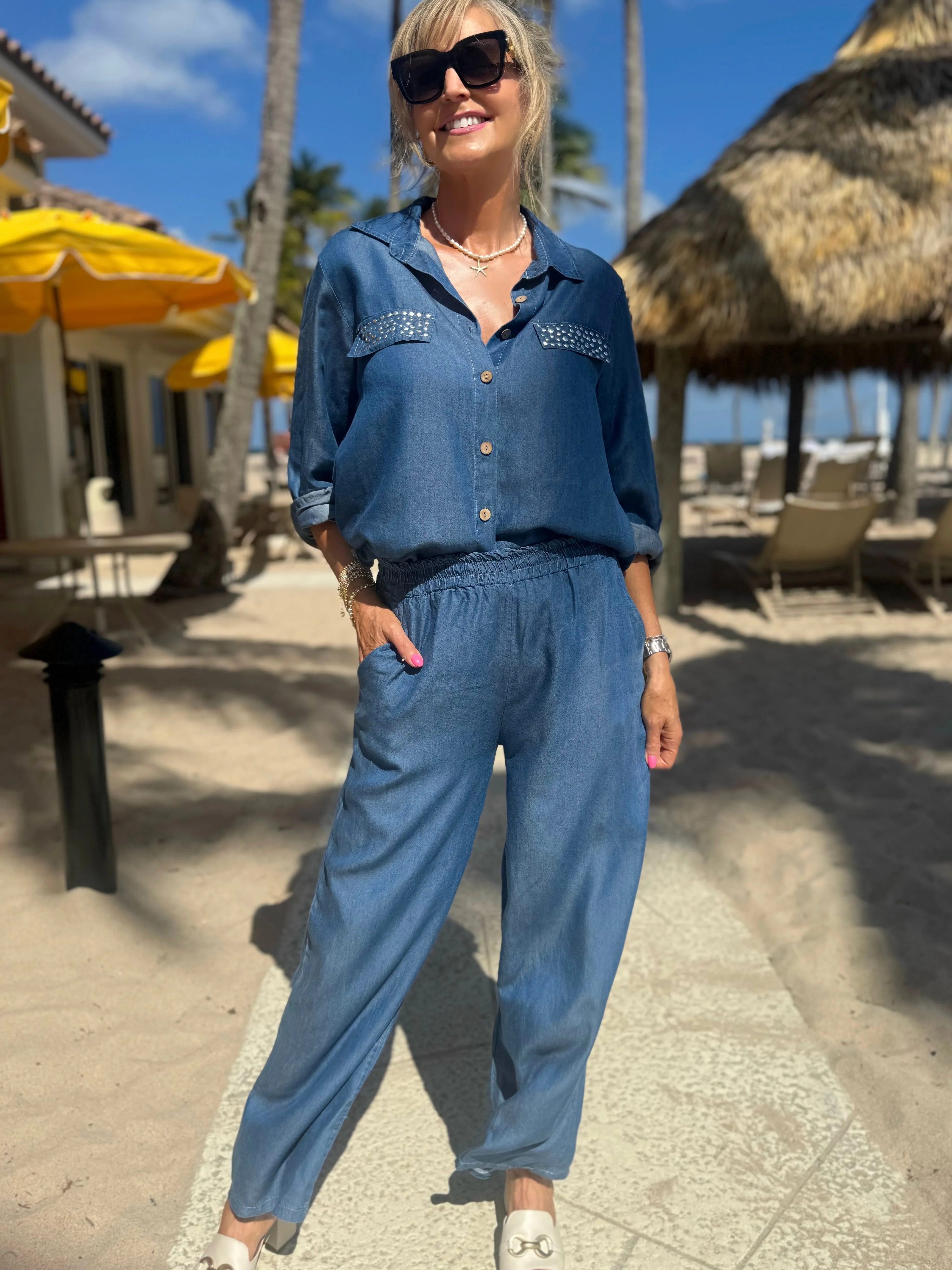 Fabulous Italian Embellished Shirt | T707 sold by Artizan product image thumbnail 4