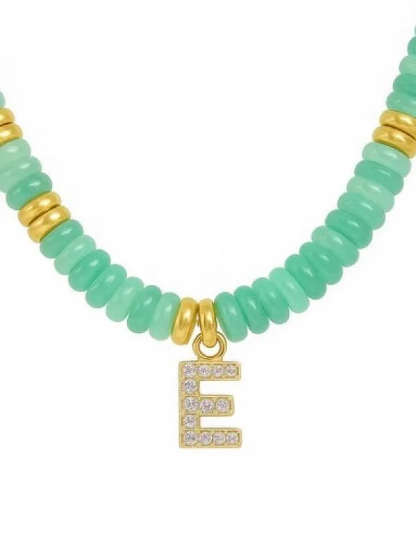 The Summer Initial Necklace sold by Artizan