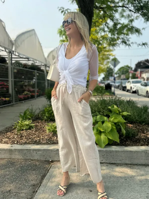 The Perfect Linen Pant | PA707 sold by Artizan