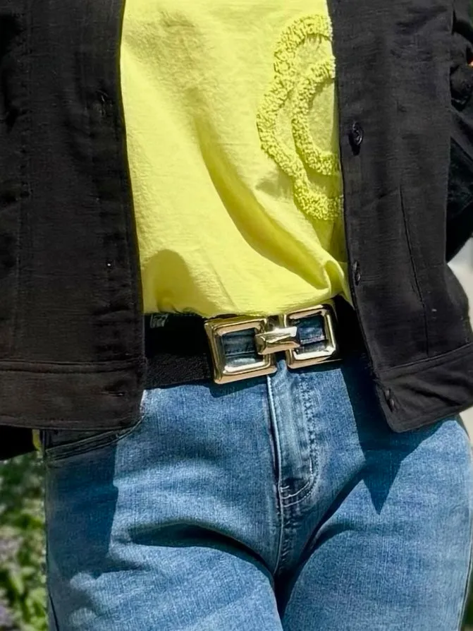 Petite Square Stretch Belt | BLT121 sold by Artizan