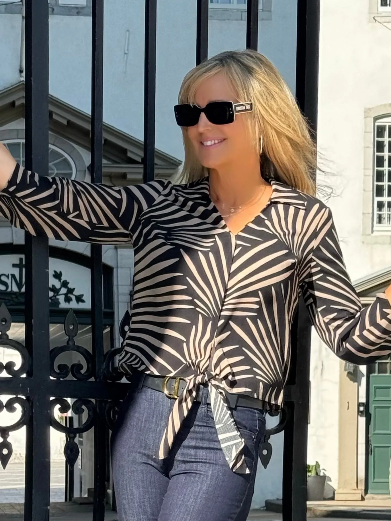 Belle De Nuit Front Tie Top | R807 sold by Artizan