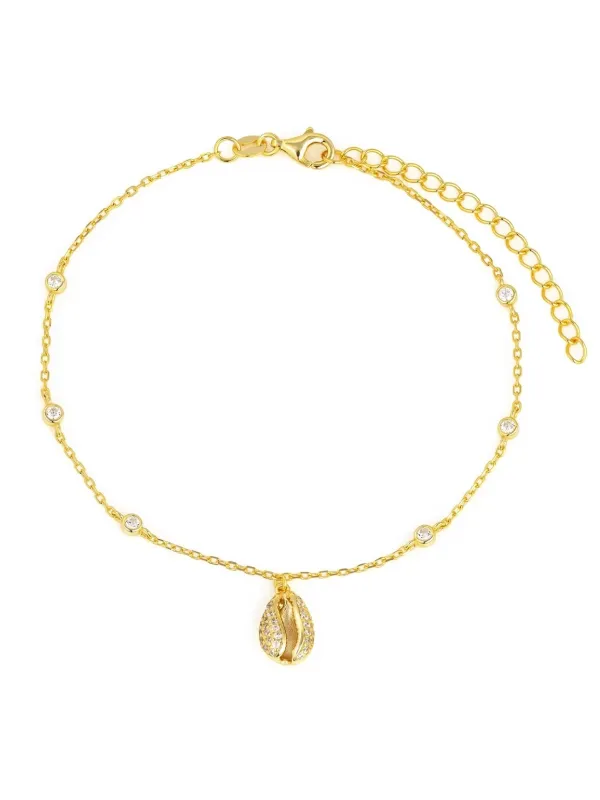 Santorini Shell Anklet sold by Artizan