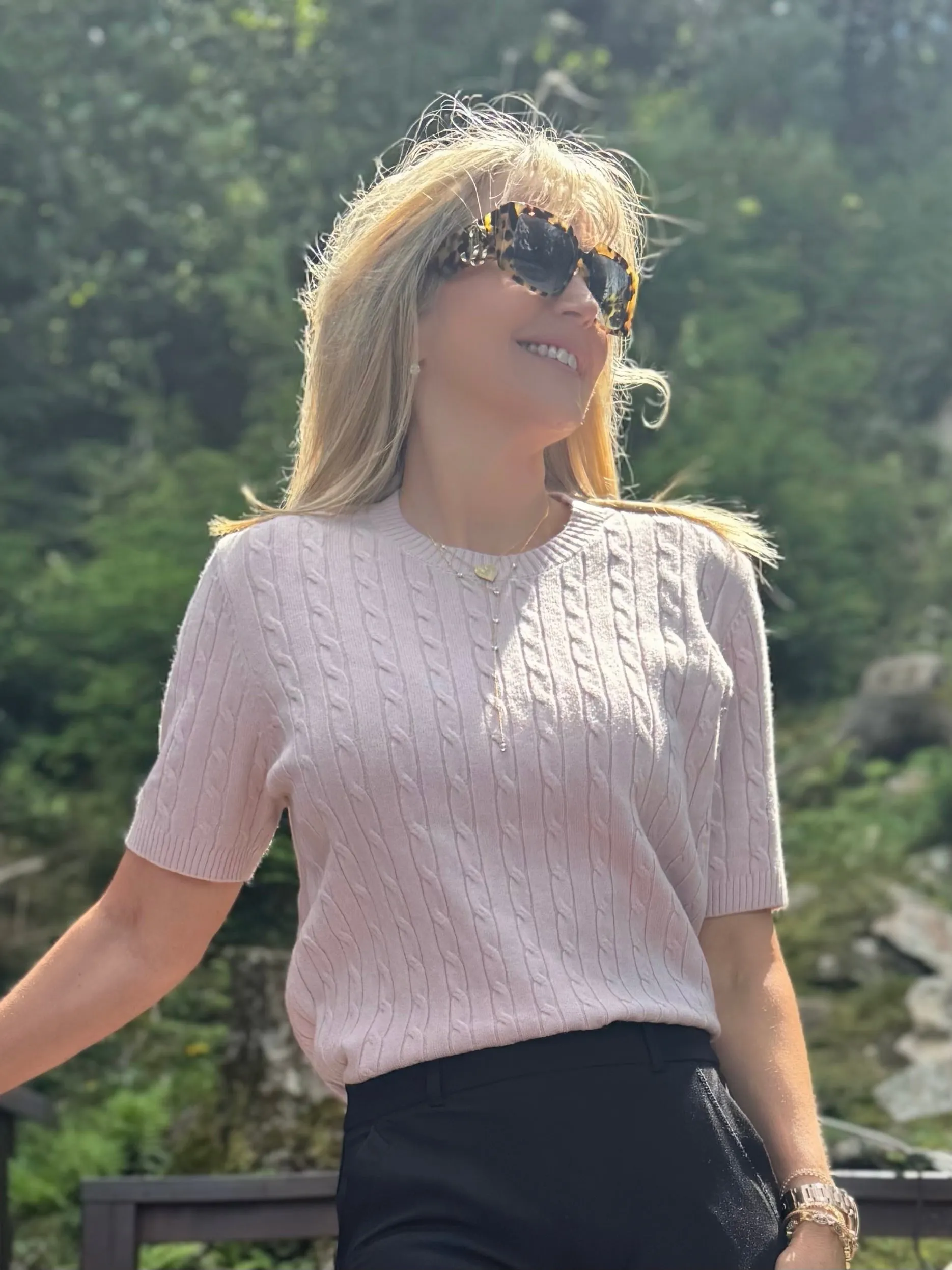 Feels Like Cashmere Cable Knit Crew Sweater | T208 sold by Artizan product image thumbnail 2