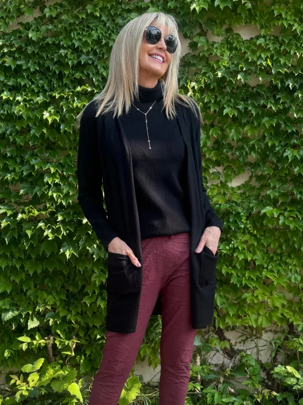 Feel Like Cashmere Cardi With Pockets | C202 sold by Artizan