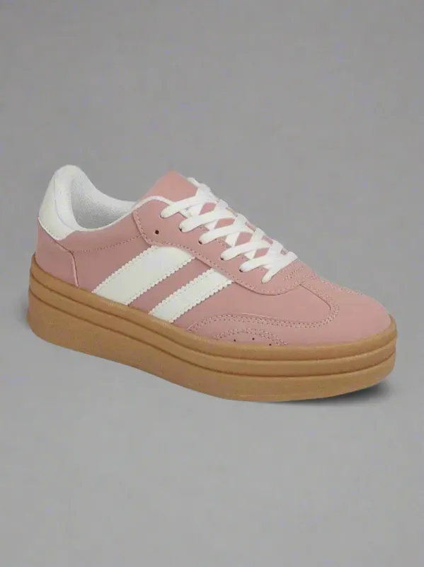Trendy Pink Sneakers | SA202 sold by Artizan