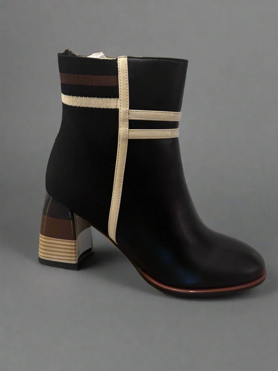 Fabulous Ankle 3-Tone Bootie | BT204 sold by Artizan