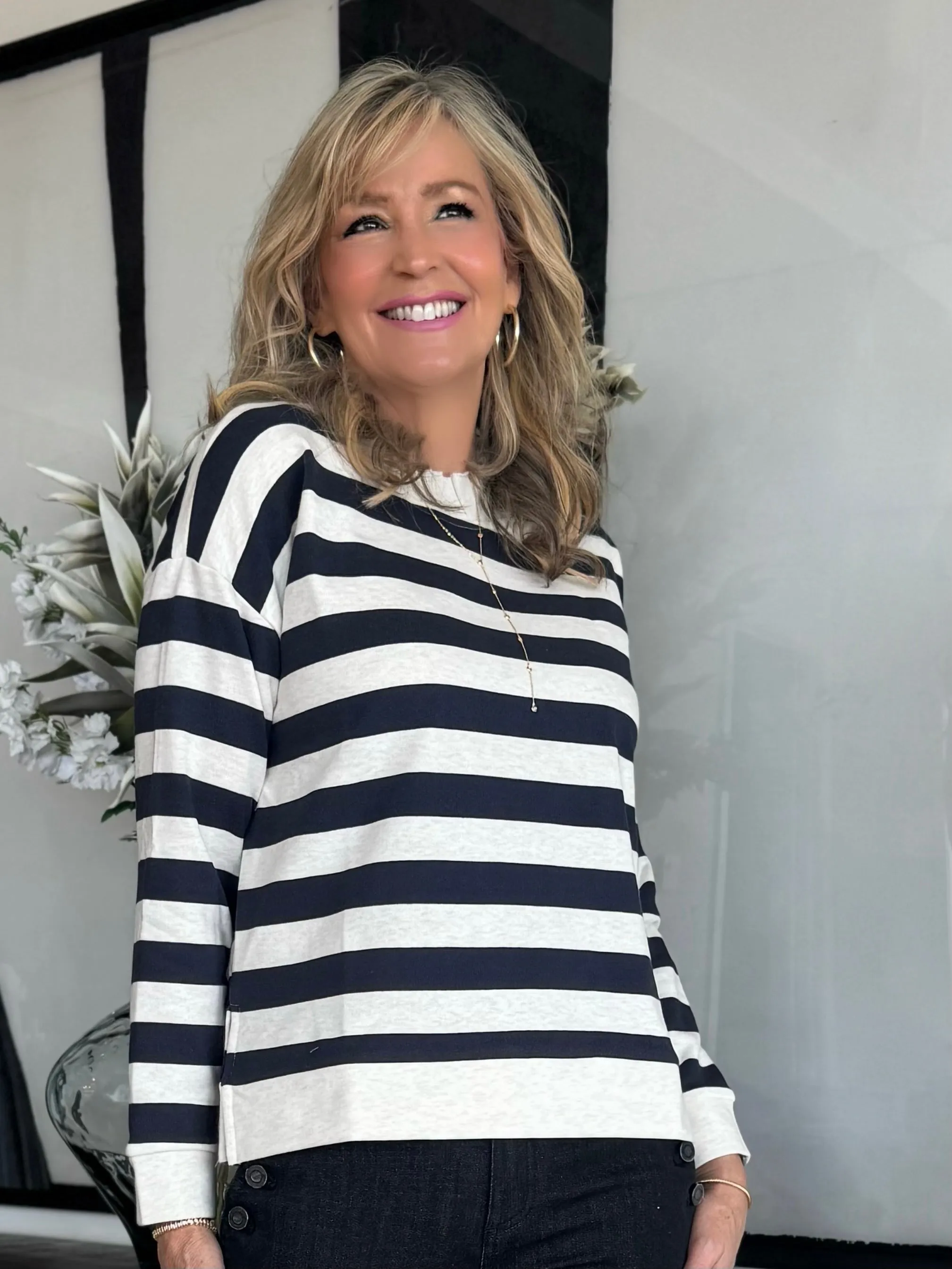 Cozy Striped Top | T227 sold by Artizan product image thumbnail 3