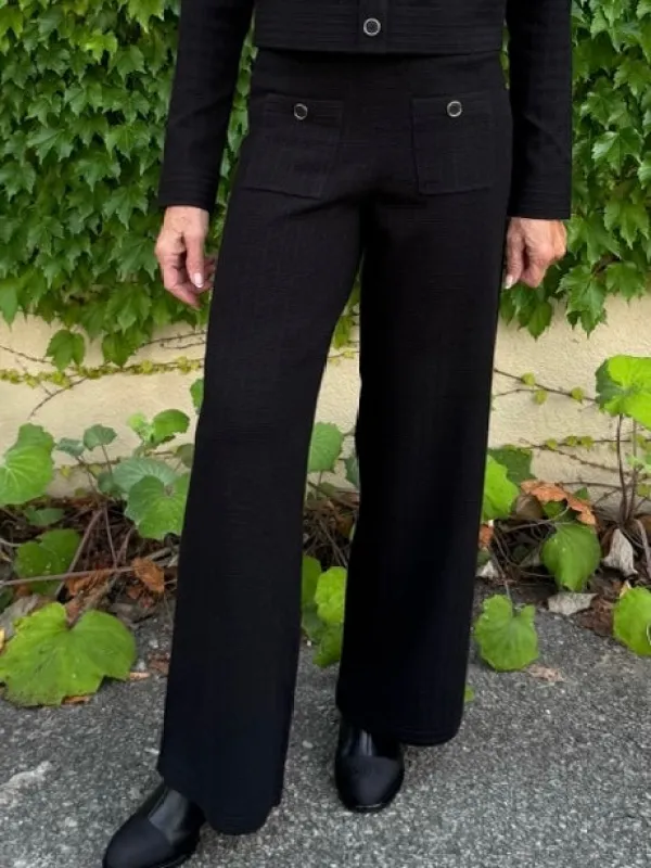 Pull-on Knit Straight Leg Pant | R216 sold by Artizan