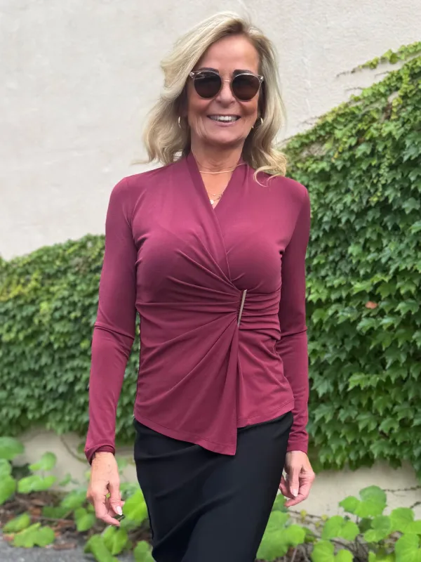 Super Flattering Wrap Blouse | R219 sold by Artizan
