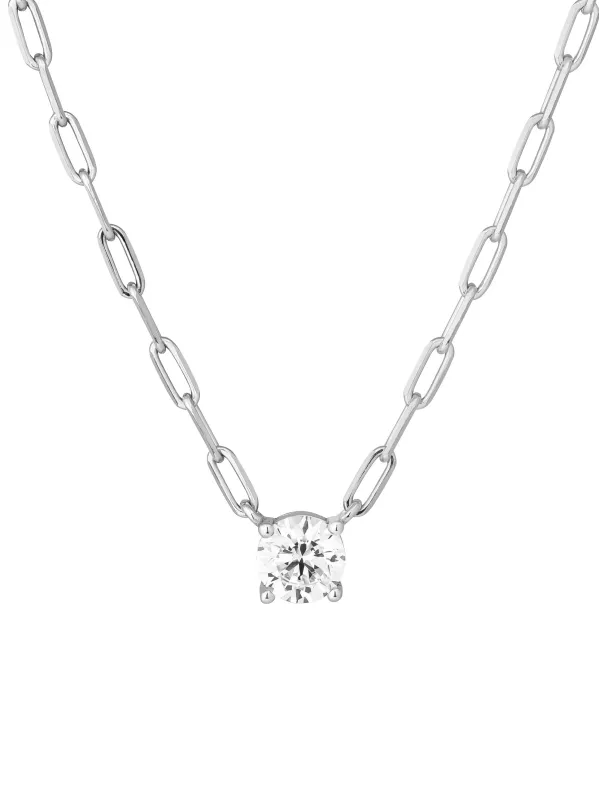Timeless Chain CZ Necklace | Silver sold by Artizan