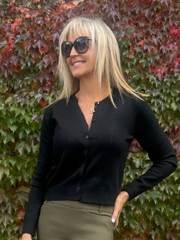 Essential Button-Up Cardi | C215 sold by Artizan