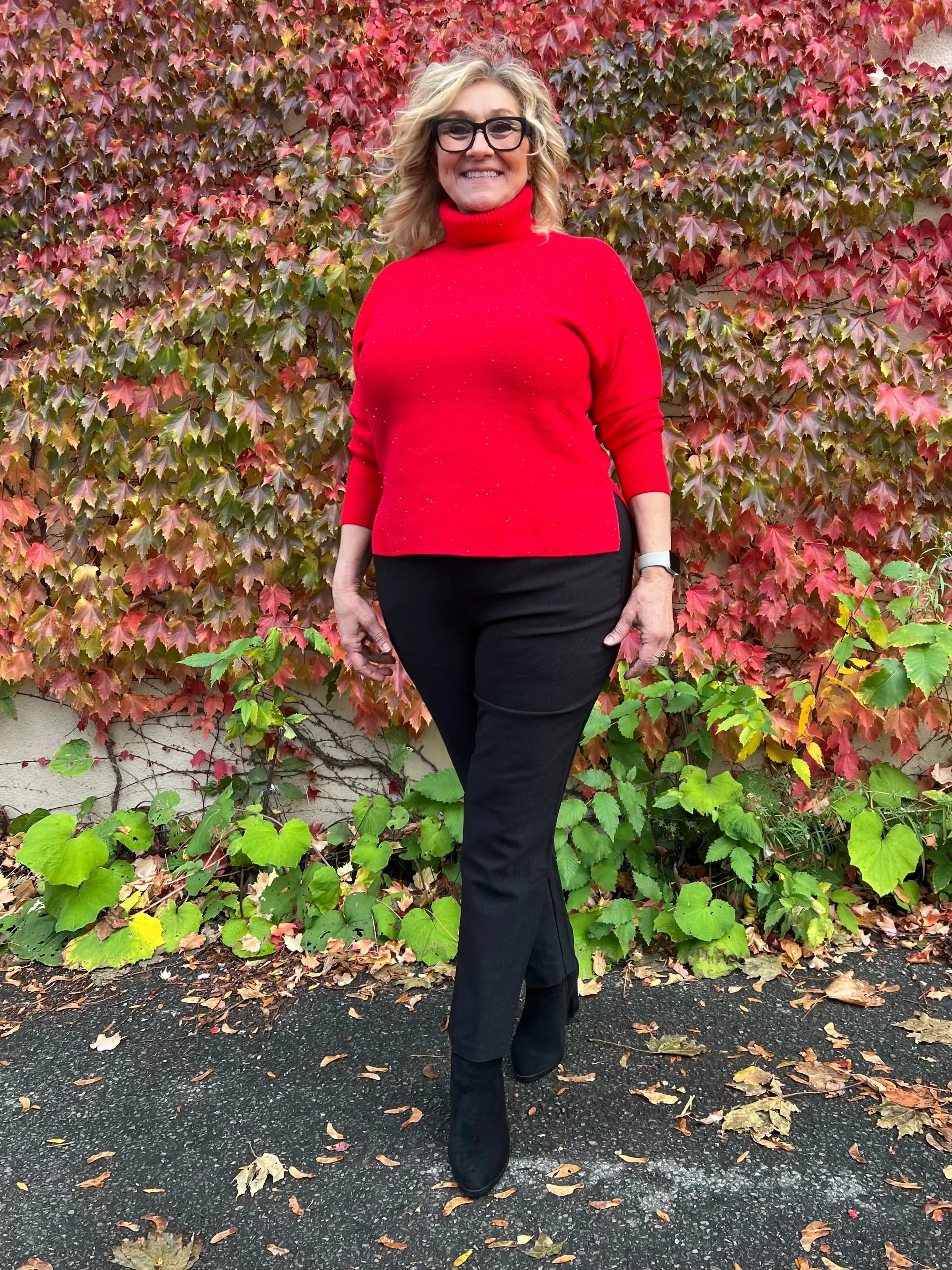 Sparkle Pull-On Ankle Pant | PA238 sold by Artizan