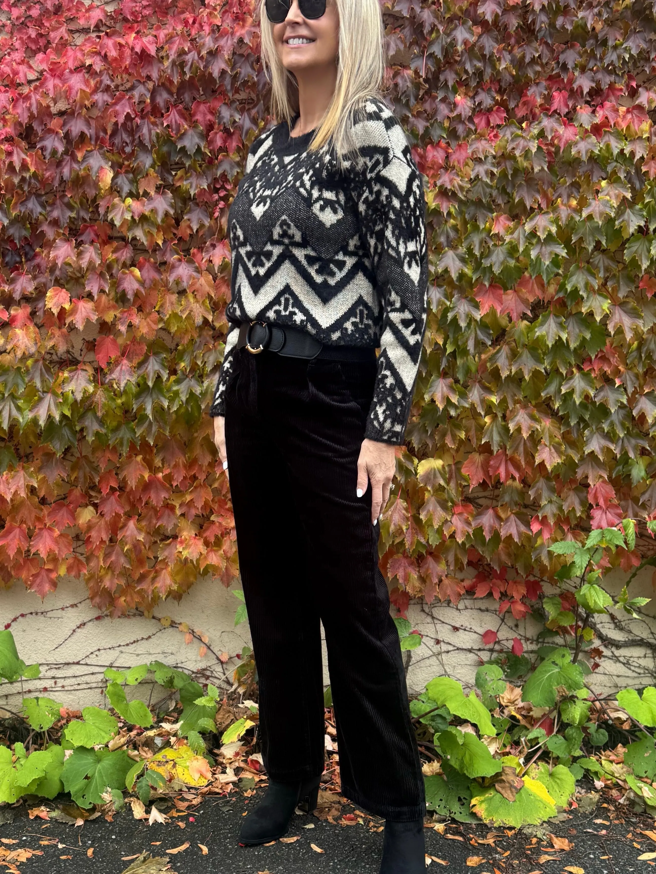 Trendy Corduroy Pant With Front Pleat | PA237 sold by Artizan