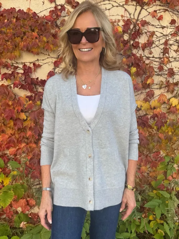 Two-Tone Loose Fit Cardi | C220 made by RD Style