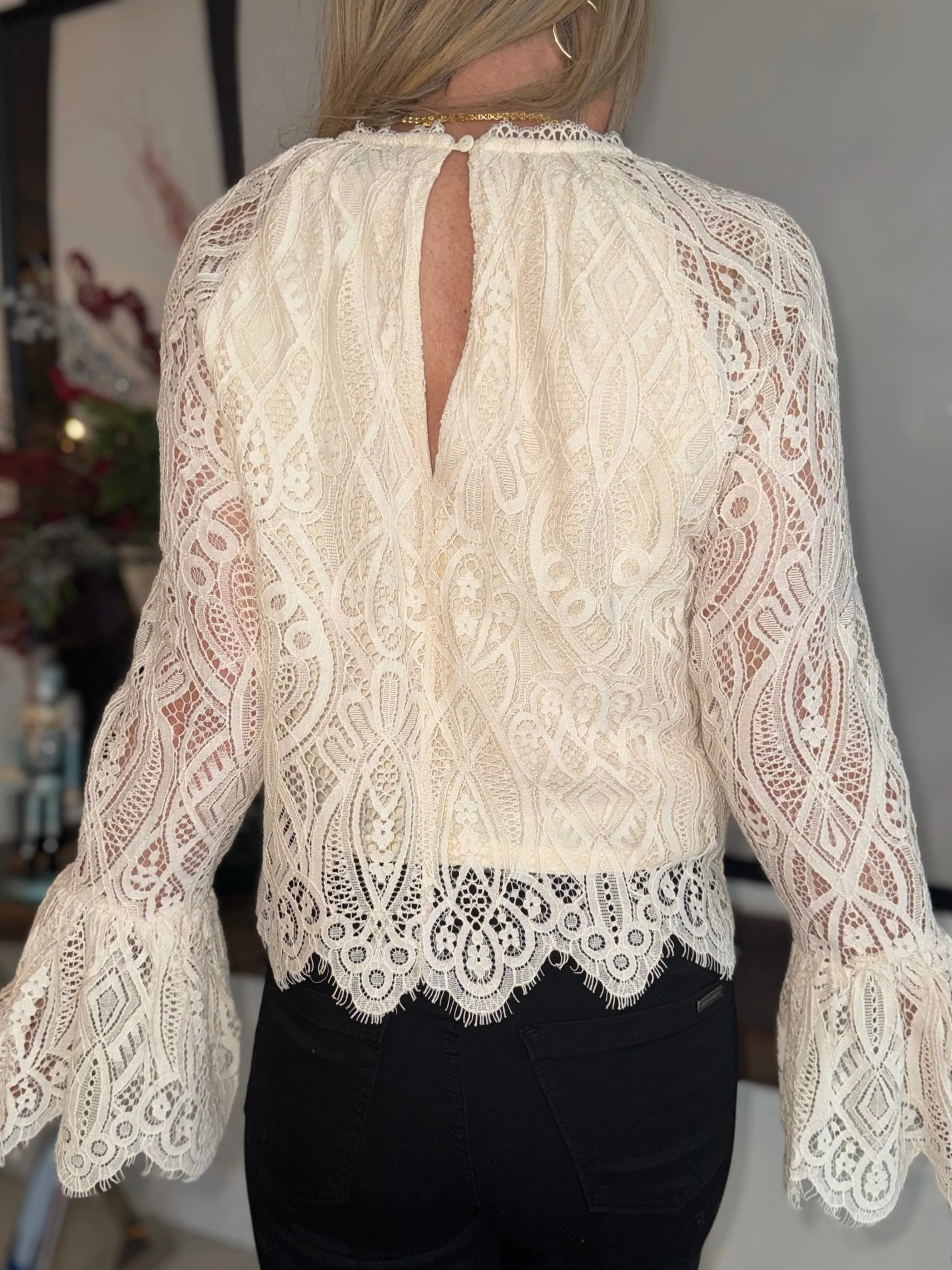Lovely In Lace Blouse | T259 sold by Artizan product image thumbnail 2