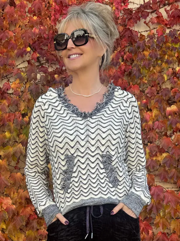 Chevron Design Fab Hoodie | SW250 sold by Artizan