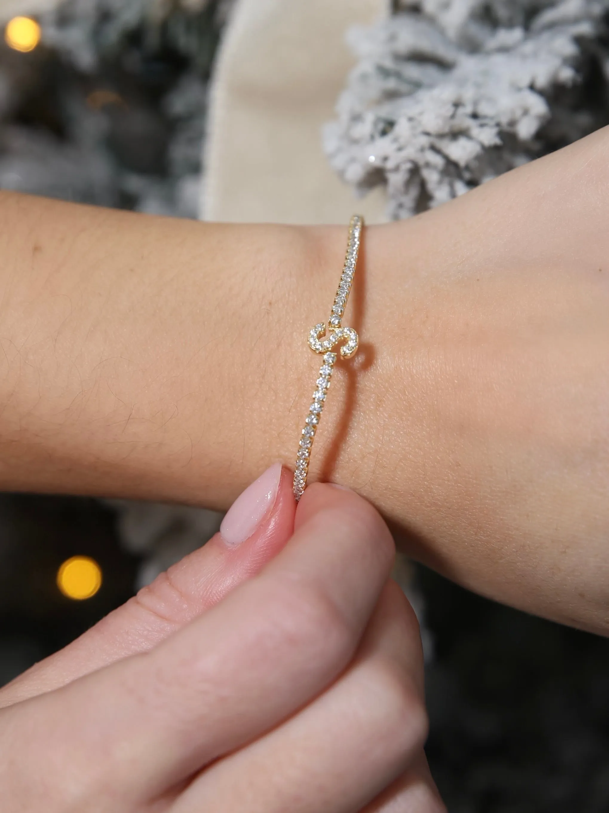 Initial Tennis Bracelet sold by Artizan product image thumbnail 2