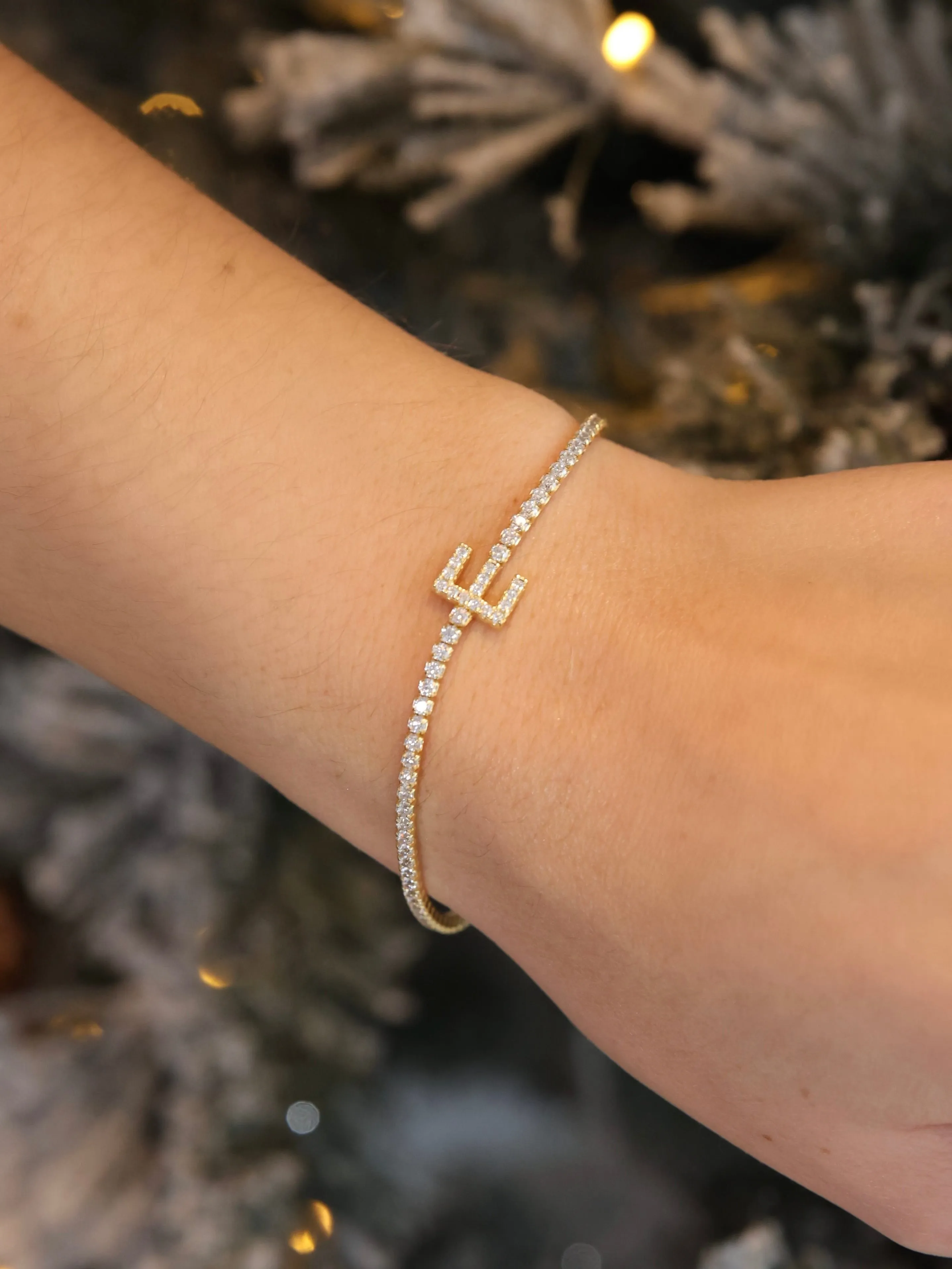 Initial Tennis Bracelet sold by Artizan