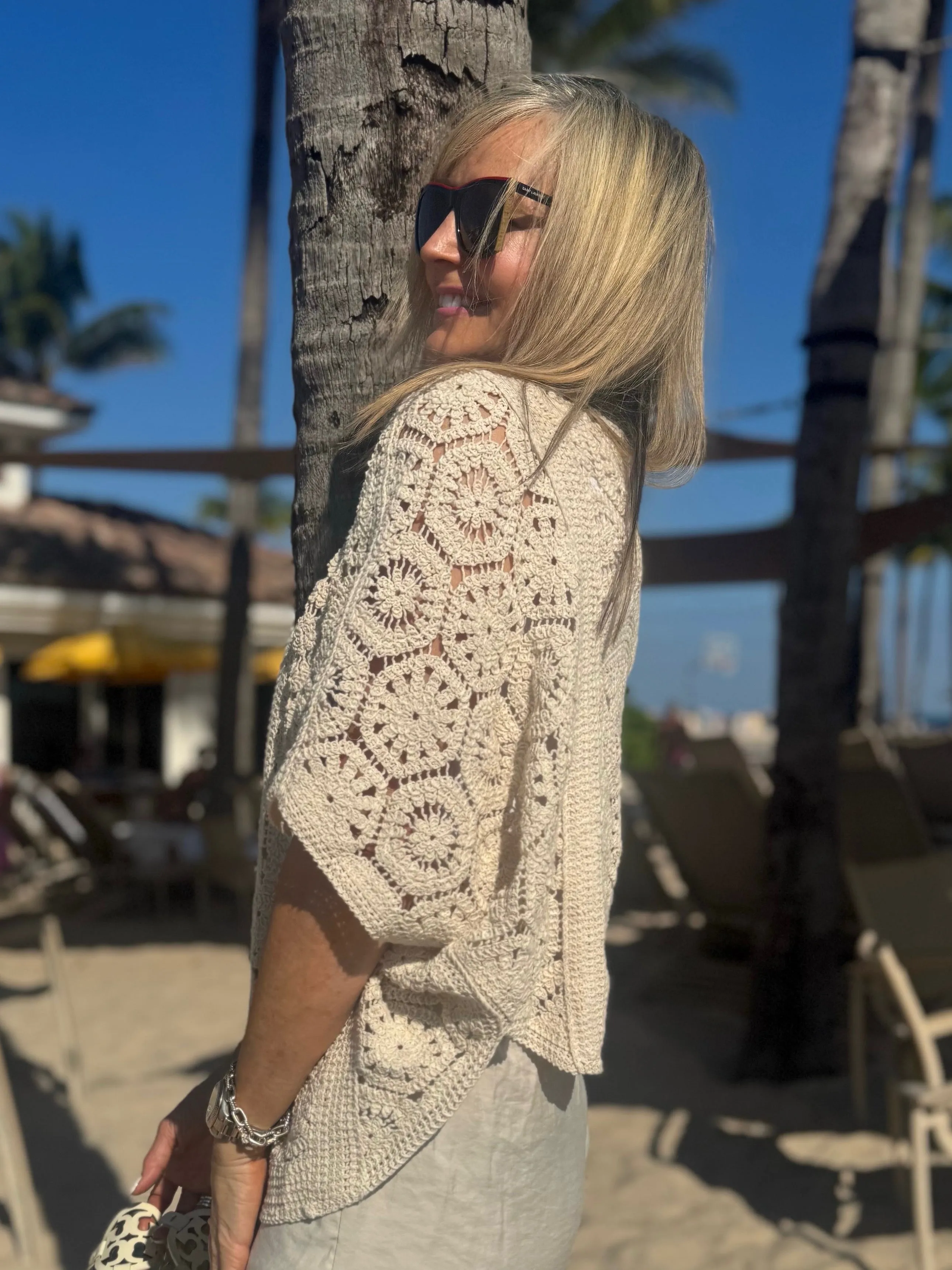 Open-Front Crochet Cardi | C223 sold by Artizan product image thumbnail 2