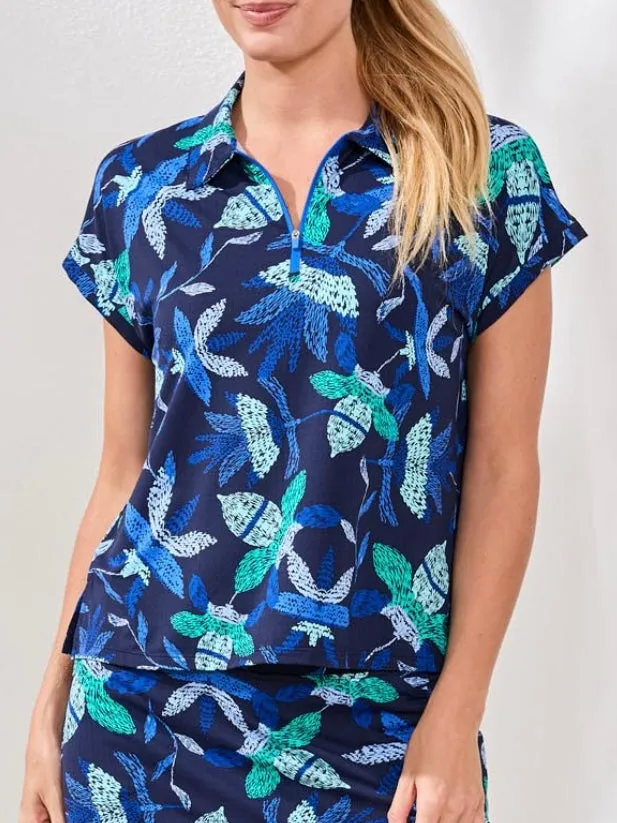 Athleisure Quarter-Zip Polo Top | T291 sold by Artizan product image thumbnail 5