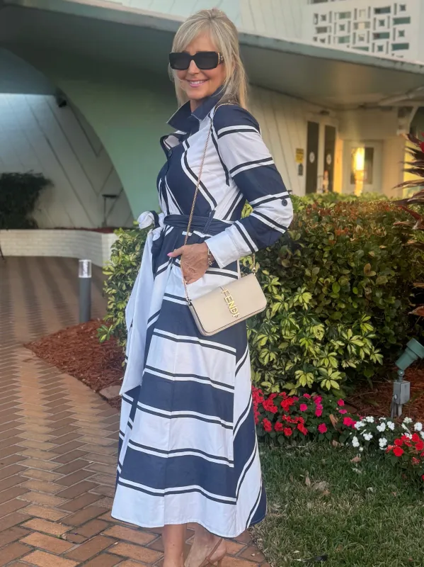 Flattering Dress With Tie Belt | R278 made by Joseph Ribkoff