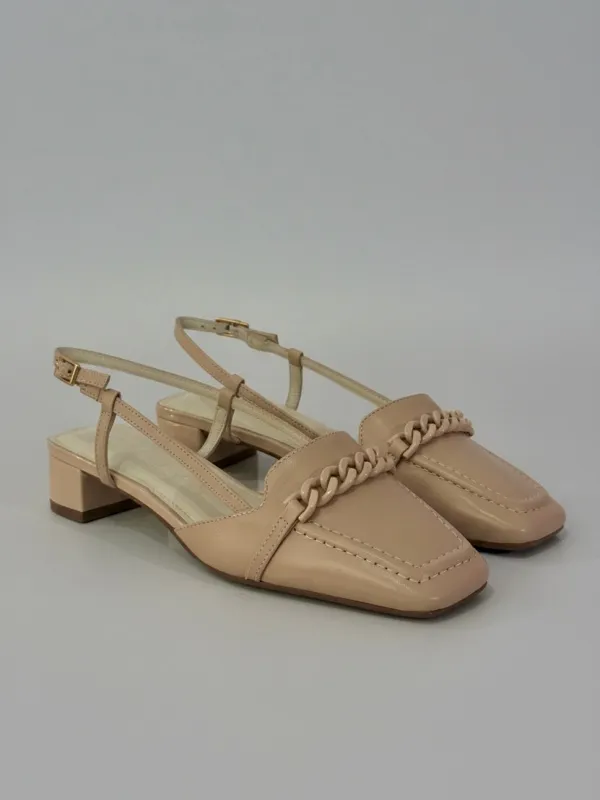 Bella Chain Slingback Flats | SA215 made by Artizan