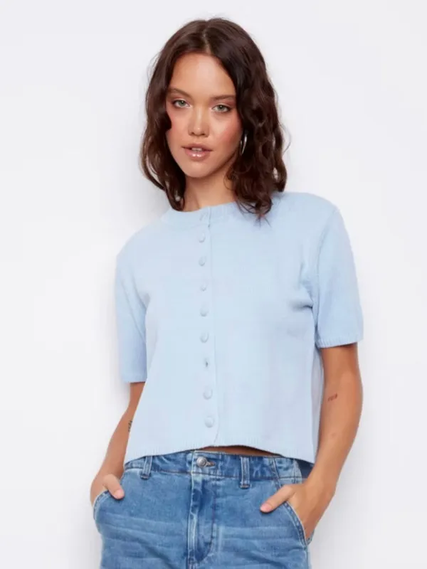 Soft Knit Button Cardigan Top | T316 made by RD Style