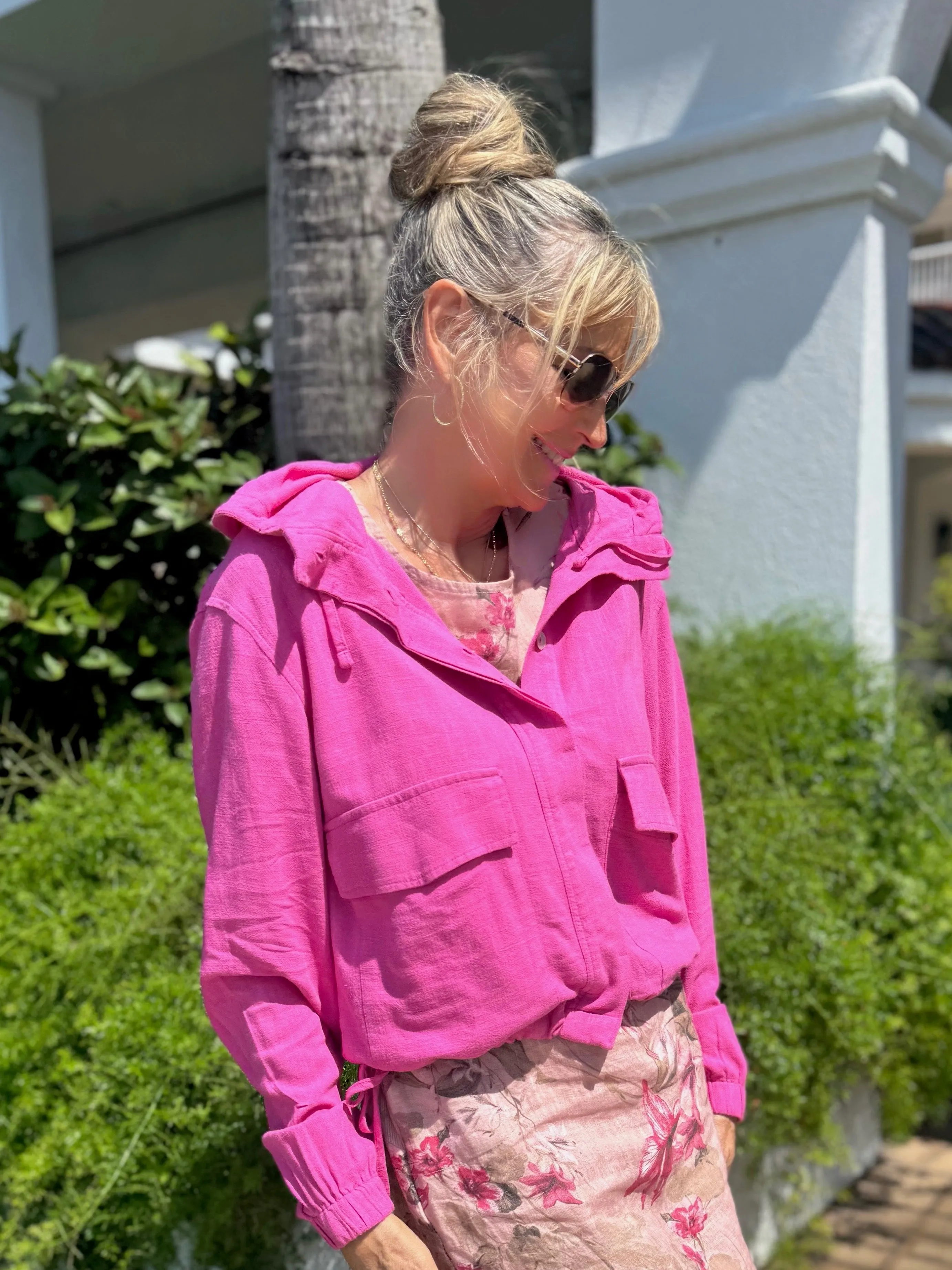 Lightweight Button-Front Hooded Jacket | JK243 sold by Artizan product image thumbnail 2