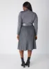 Pleated Lurex™ Sweater Dress sold by Ashley Stewart