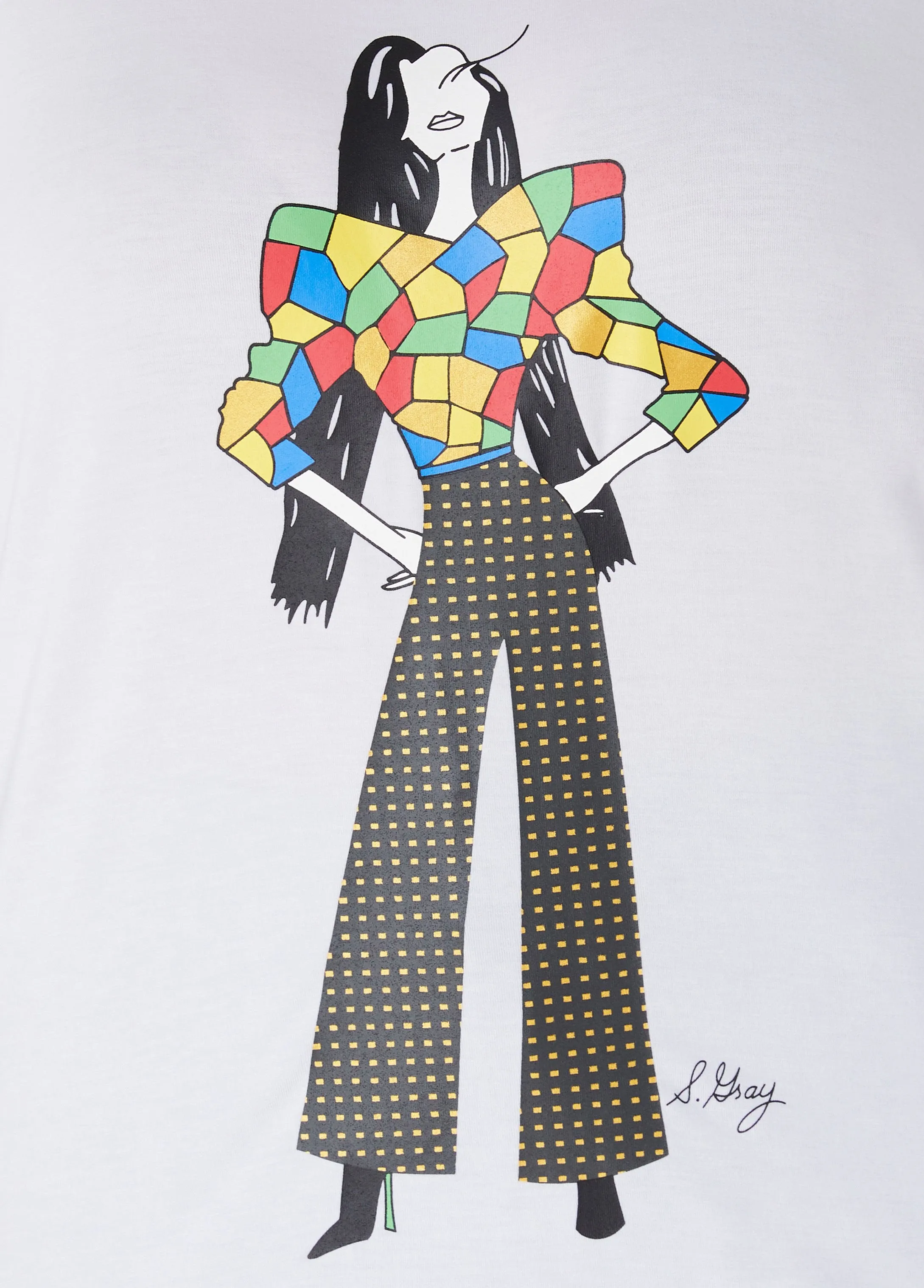 Sheila Gray Model Tee sold by Ashley Stewart product image thumbnail 4