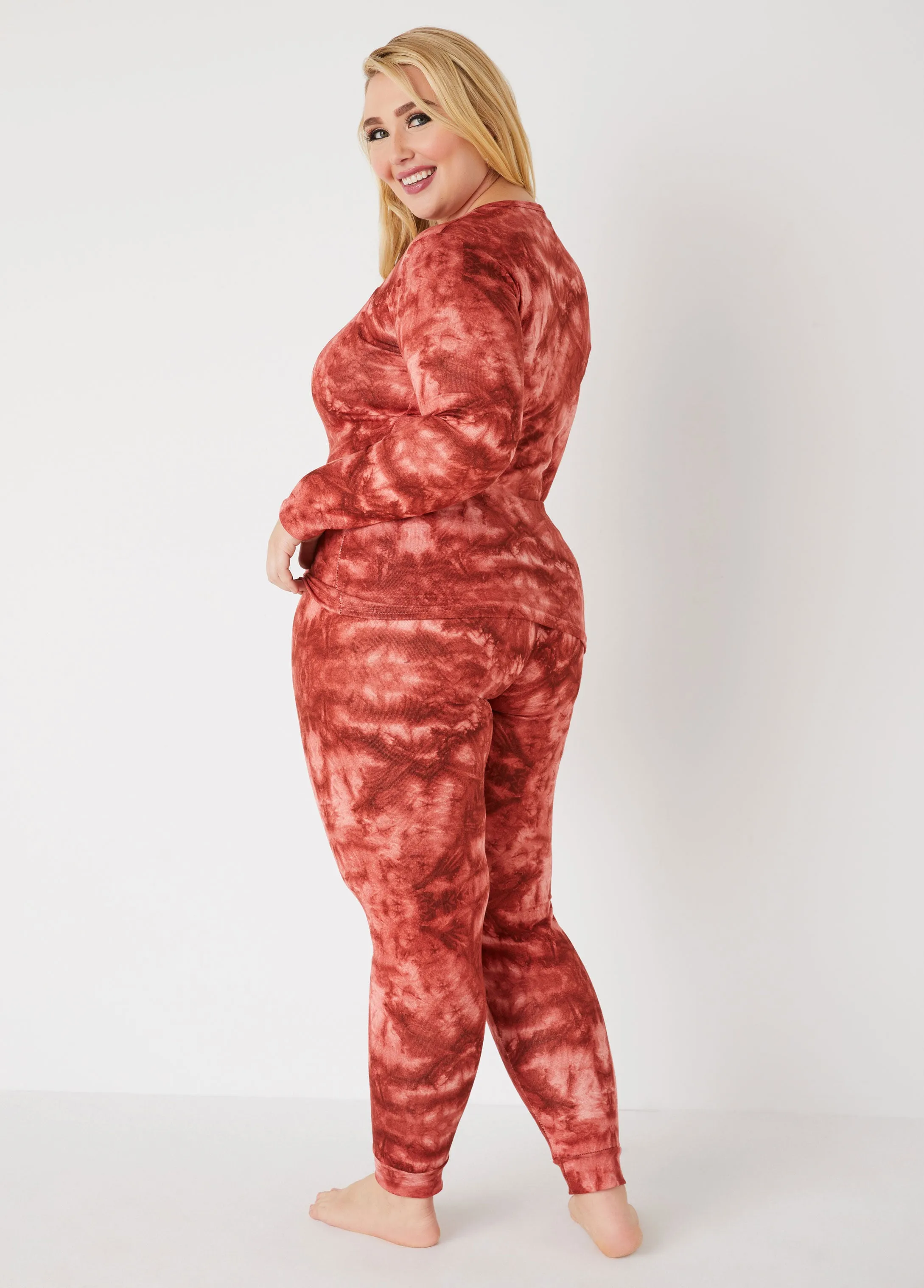 Joan Vass Tie Dyed PJ Set sold by Ashley Stewart product image thumbnail 2