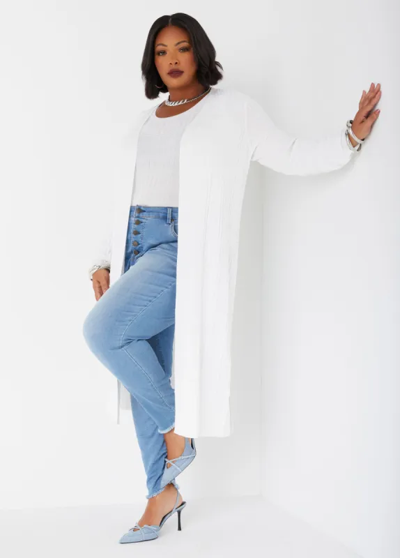 Geo Jacquard Duster sold by Ashley Stewart