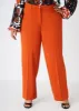High Rise Straight Leg Trousers sold by Ashley Stewart