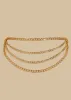 Layered Gold Tone Chain Belt sold by Ashley Stewart