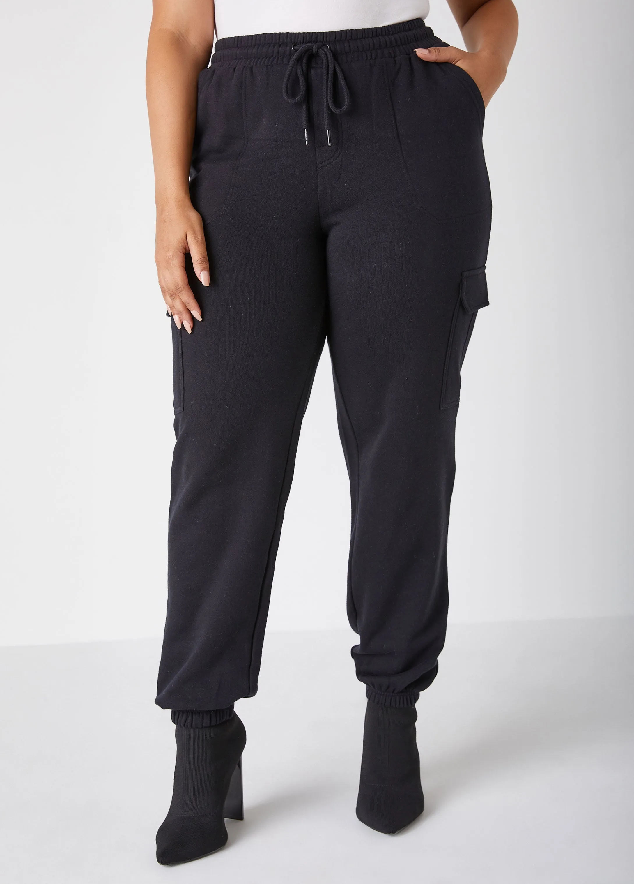 Cargo Pocket Joggers sold by Ashley Stewart product image thumbnail 4