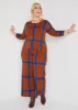 Windowpane Sweater Pants sold by Ashley Stewart