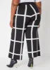 Windowpane Sweater Pants sold by Ashley Stewart