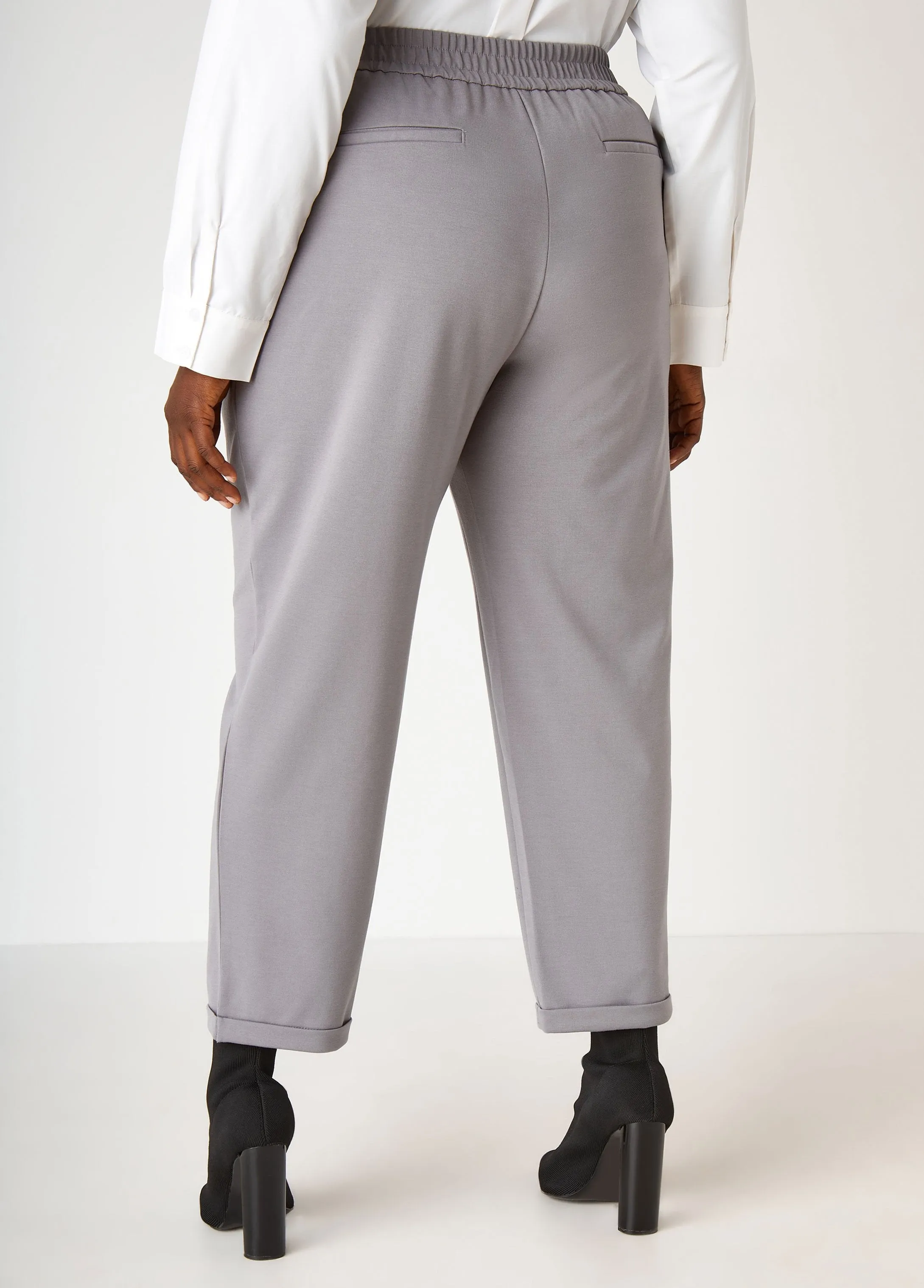 Ponte Tapered Ankle Pants sold by Ashley Stewart product image thumbnail 2