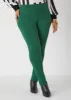 Seam Detailed Ponte Leggings sold by Ashley Stewart