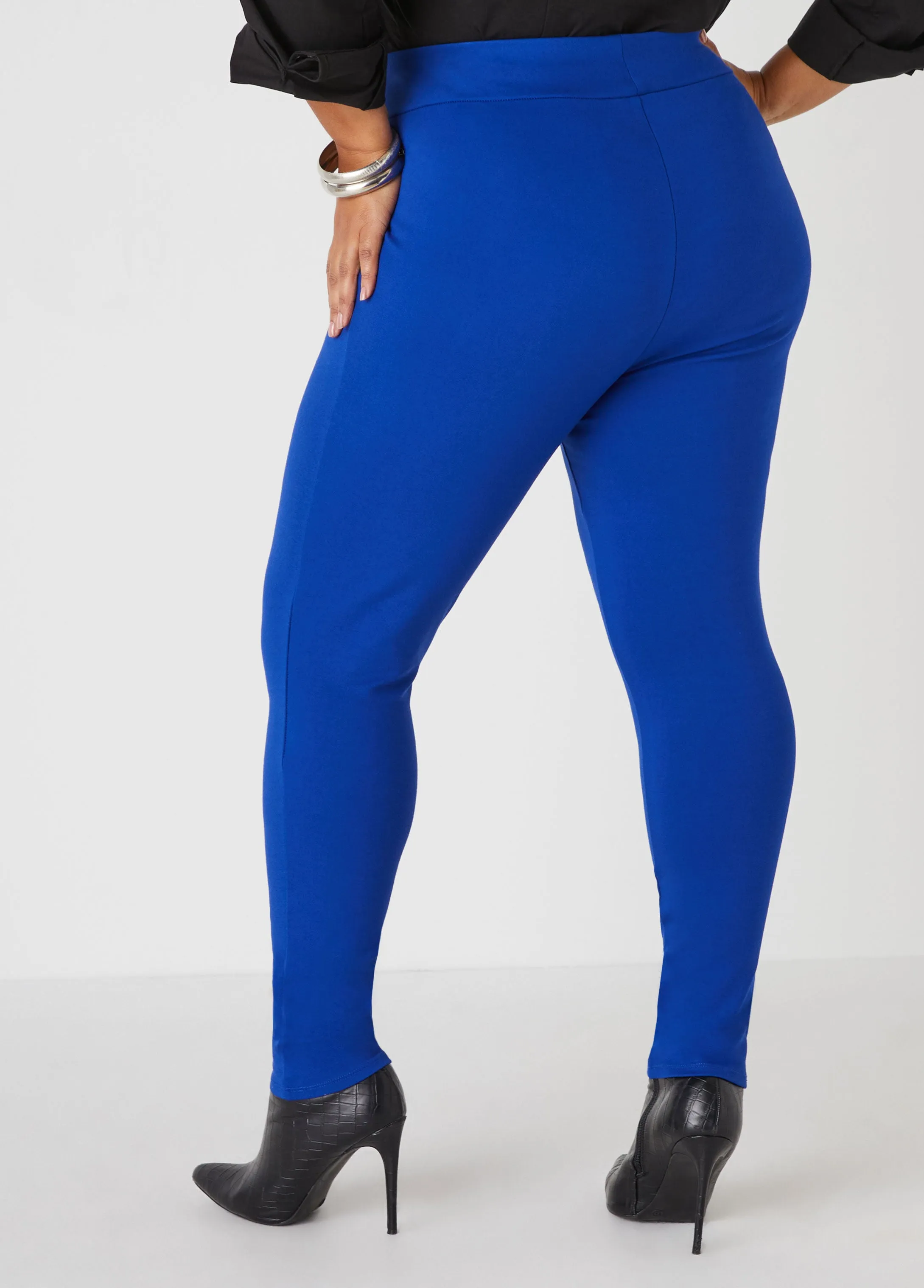 Seam Detailed Ponte Leggings sold by Ashley Stewart product image thumbnail 4