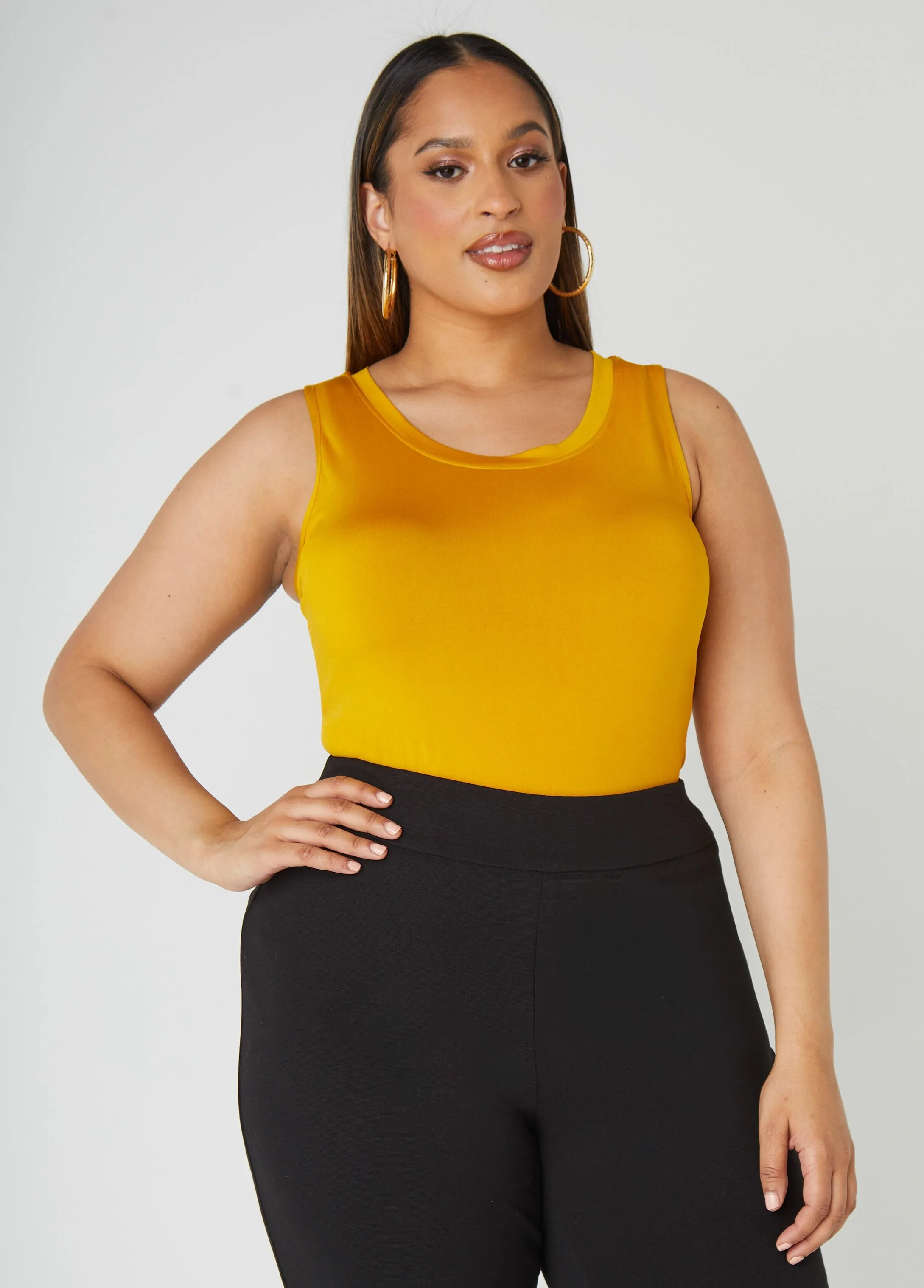 The Basic Tank sold by Ashley Stewart product image thumbnail 4
